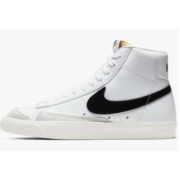 NIKE Women's Blazer Mid '77 Basketball Shoe, White Black Sail, 7.5 - Picture 1 of 10